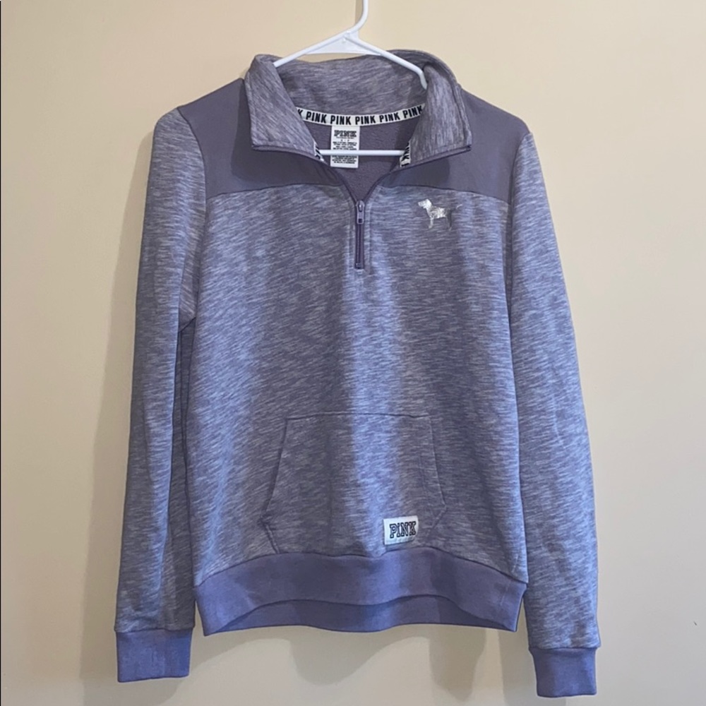 PINK Victoria’s Secret Half Zip Up Sweatshirt